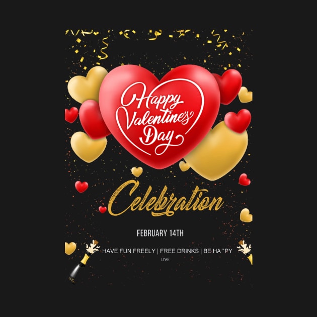 Happy Valentine's Day Celebration by kingdom_of_design