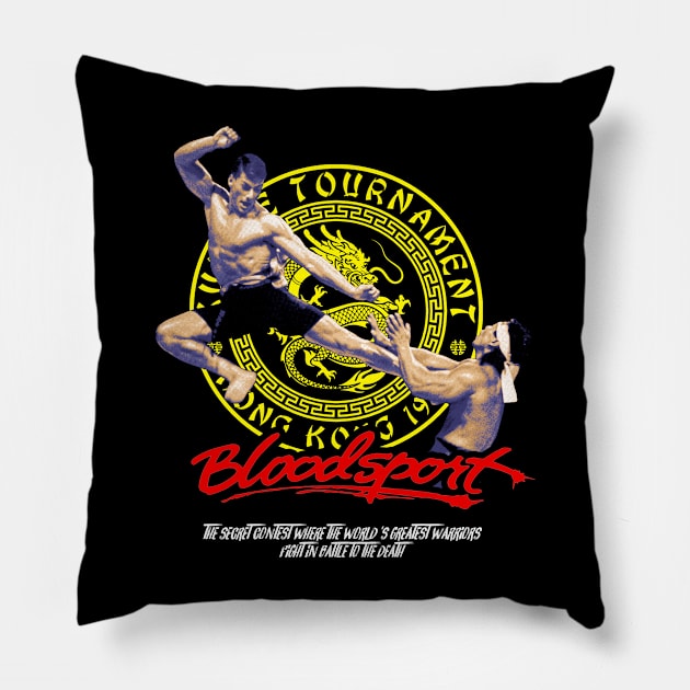 Bloodsport Kick Pillow by Hidarsup Bahagiarsa