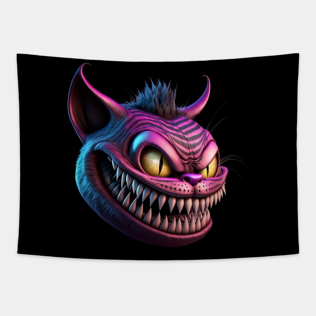 Cheshire Cat Tapestry by Celestial Rex