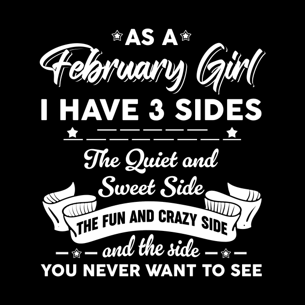 As A February Girl I Have 3 Sides The Quiet & Sweet Birthday by Zaaa Amut Amut Indonesia Zaaaa