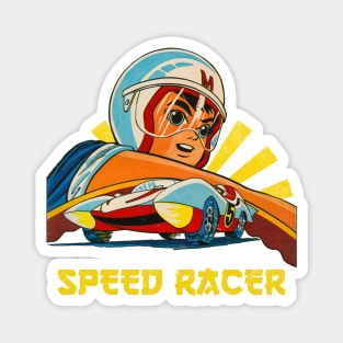 Speed Racer Retro Design Magnet