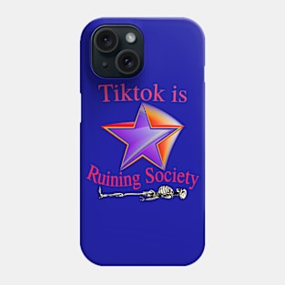 Social Media Website Is Ruining Society Phone Case