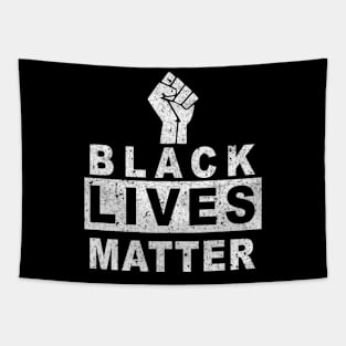 Black Lives Matter Concrete Fist Tapestry