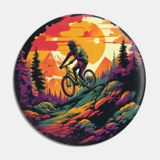 Mountain Biker Pin