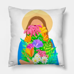 Colorful flowers Pillow