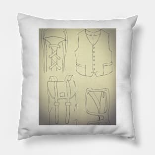 Fashion drawing Pillow