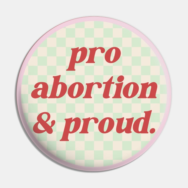 Pro Abortion - Reproductive Rights Pin by Football from the Left