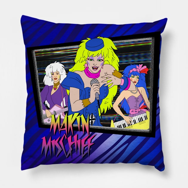 Makin’ Mischief Pillow by Ladycharger08