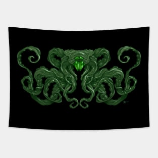 Lovecraft Green Tapestry