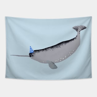 Cute Narwhal Tapestry