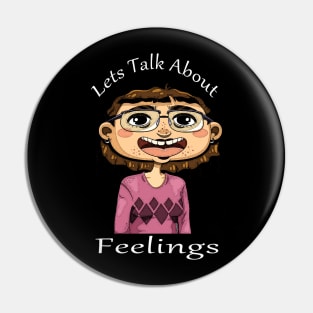 girl lets talk about feeling cartoons Pin