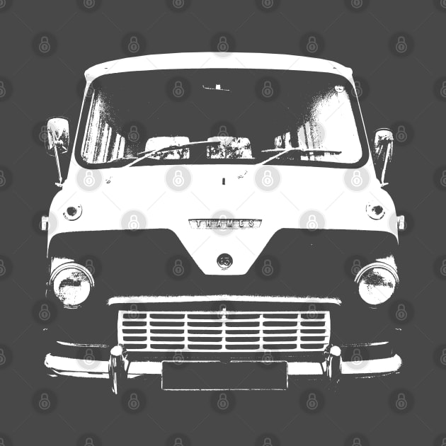 Thames 400E classic 1960s van white by soitwouldseem