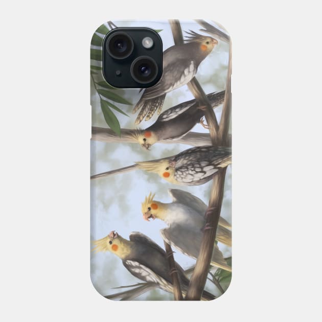 Cockatools Phone Case by LauralienArt