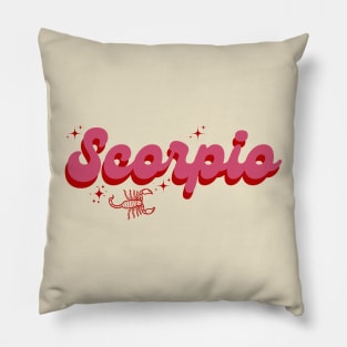 Scorpio zodiac sign Pillow