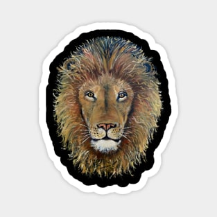 LEO LION Handsome Lion Face Magnet