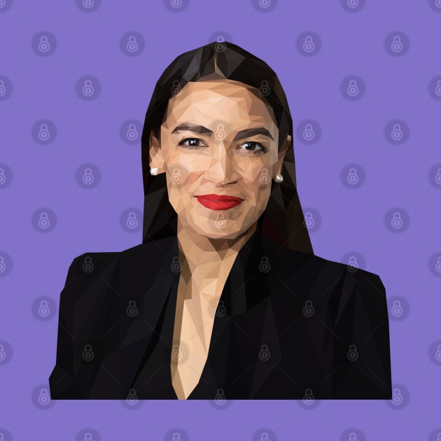 Alexandria Ocasio-Cortez by Hermanitas Design