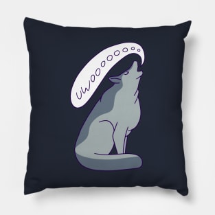 Howling Wolf Pillow