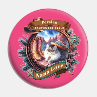 Southwest Sedona Country Cat Nana Love 50P Pin