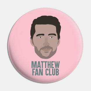 Matthew McConaughey Fan Club Pin