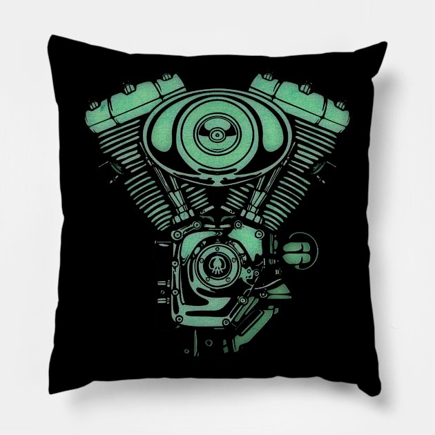 motor3 Pillow by manuvila