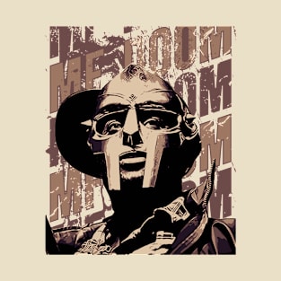 MF DOOM // Brown Vintage // Old School Hip Hop T-Shirt