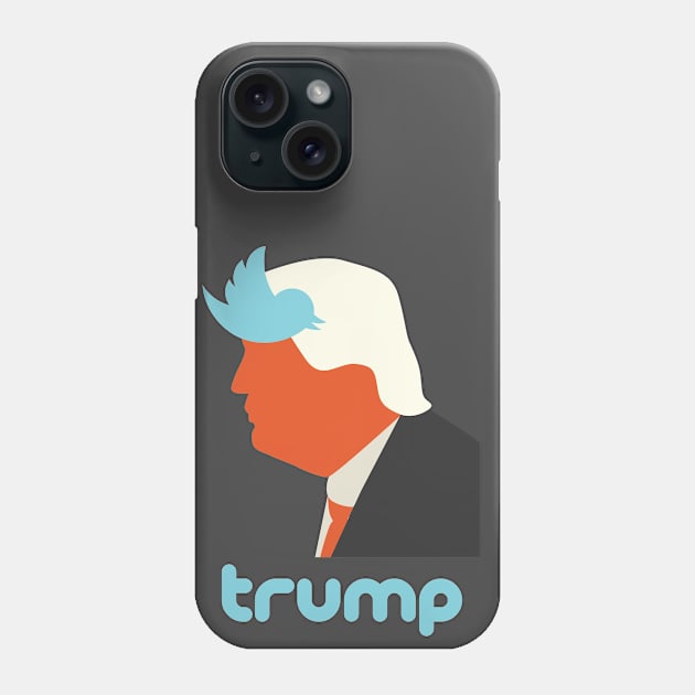 Trump's hair Phone Case by wordyenough