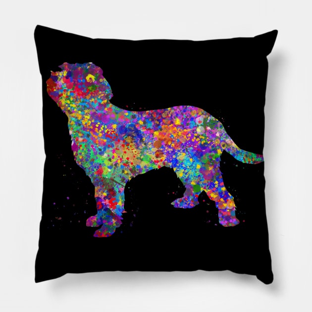 Italian Spinone dog Pillow by Yahya Art