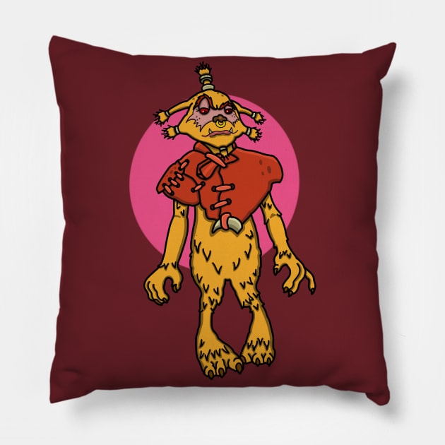 Urgah Lady Gorneesh Pillow by NikInked