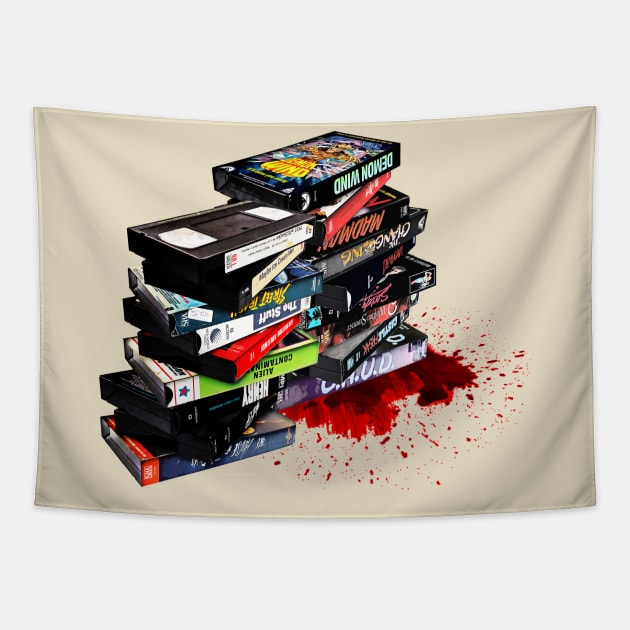 Analog Nightmares Tapestry by UnlovelyFrankenstein