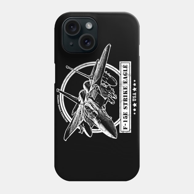 F-15E Strike Eagle Fighter Aircraft Phone Case by rycotokyo81