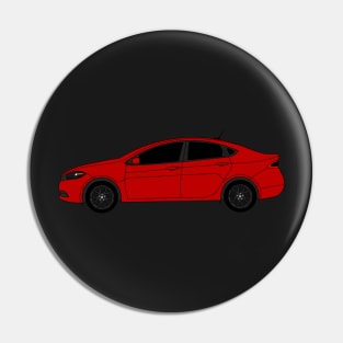 Dodge Dart Redline Red Sticker Pin