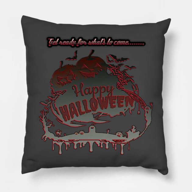 halloween days funny Pillow by Mirak-store 