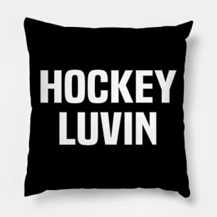 hockey luvin Pillow