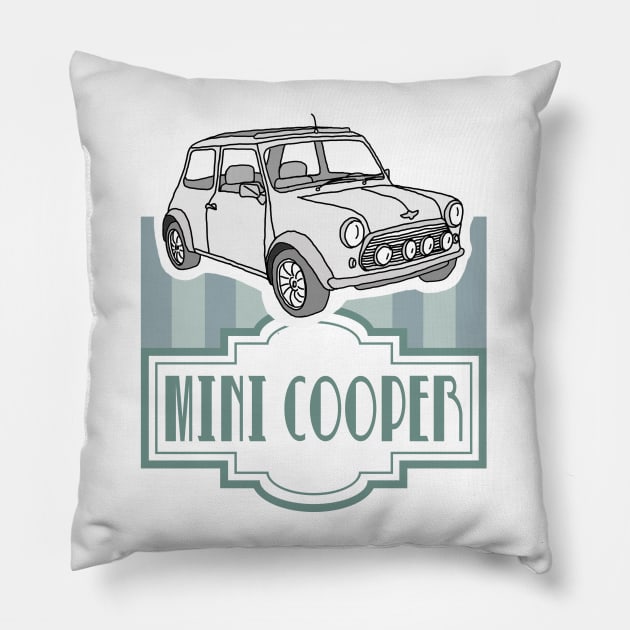 mini car Pillow by PedroVale