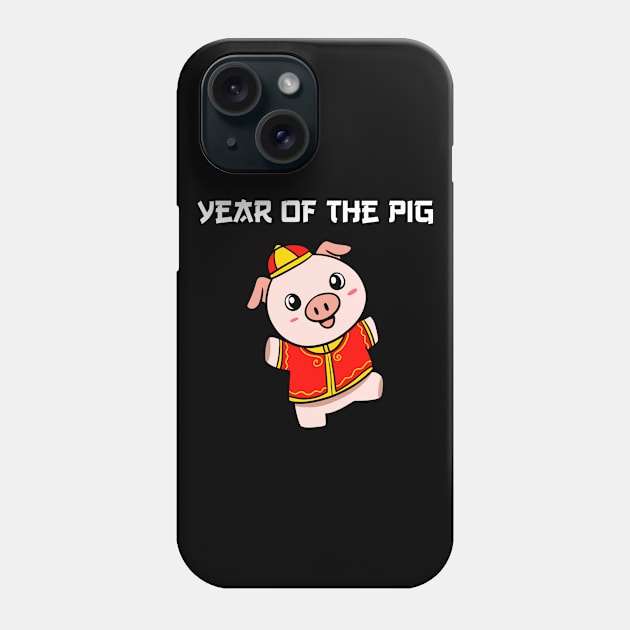 Pig Zodiac Phone Case by WildSloths