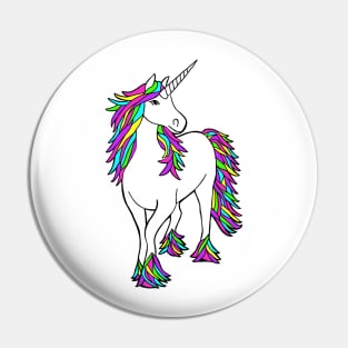 Rainbow unicorn Pin