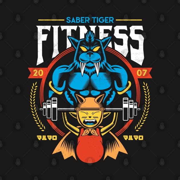 Saber Tiger Fitness by logozaste