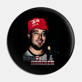 Bootleg Uncle Kracker Graphic Pin