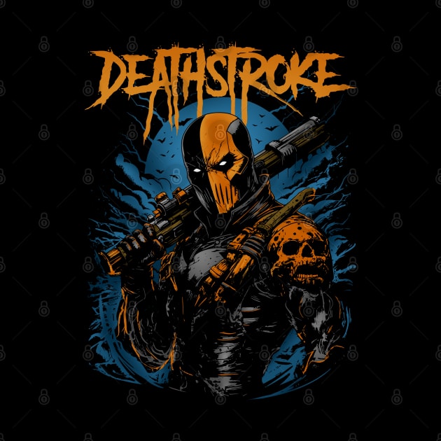 Dynamic Deathstroke Ready for Battle by alluslang