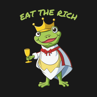 Eat The Rich Frog T-Shirt