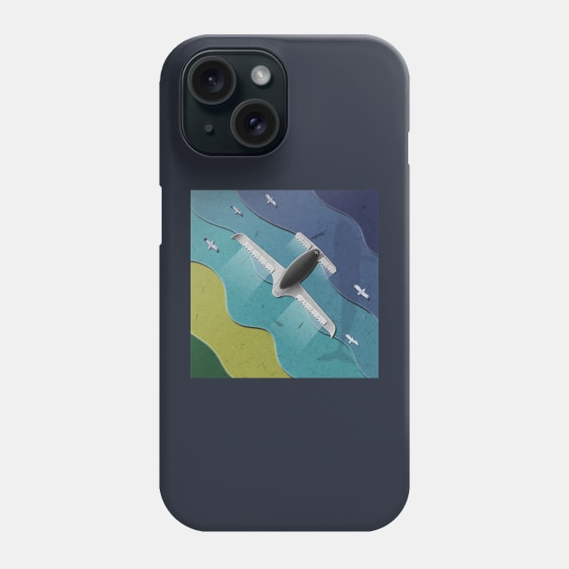 The Lilium Jet Flies! Phone Case by Adam Thornton Illustration