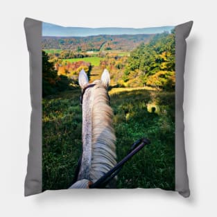 Tally Ho to the top of the world! Pillow