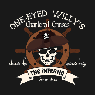 One Eyed Willy's Charter Cruises T-Shirt