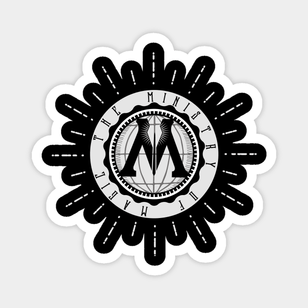 The Magical Ministry Emblem Magnet by EnchantedTikiTees