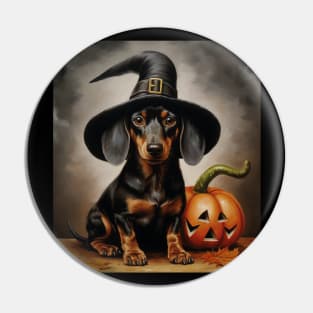 Halloween Dachshund Pin