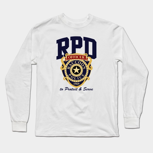 Blinke Derive tonehøjde R.P.D to protect and Serve - Resident Evil 2 - Long Sleeve T-Shirt |  TeePublic