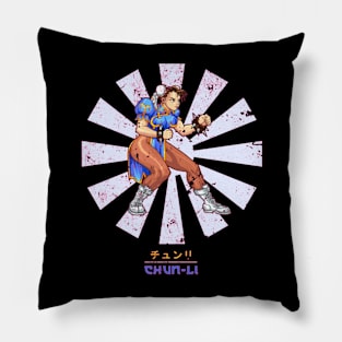 Street Fighter Chun Li Retro Japanese Pillow