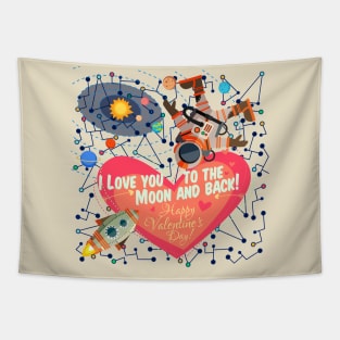 Outer space ROMANCE Tapestry