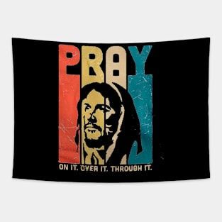 Jesus pray on it Tapestry