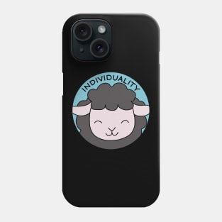 Black sheep - individuality Phone Case